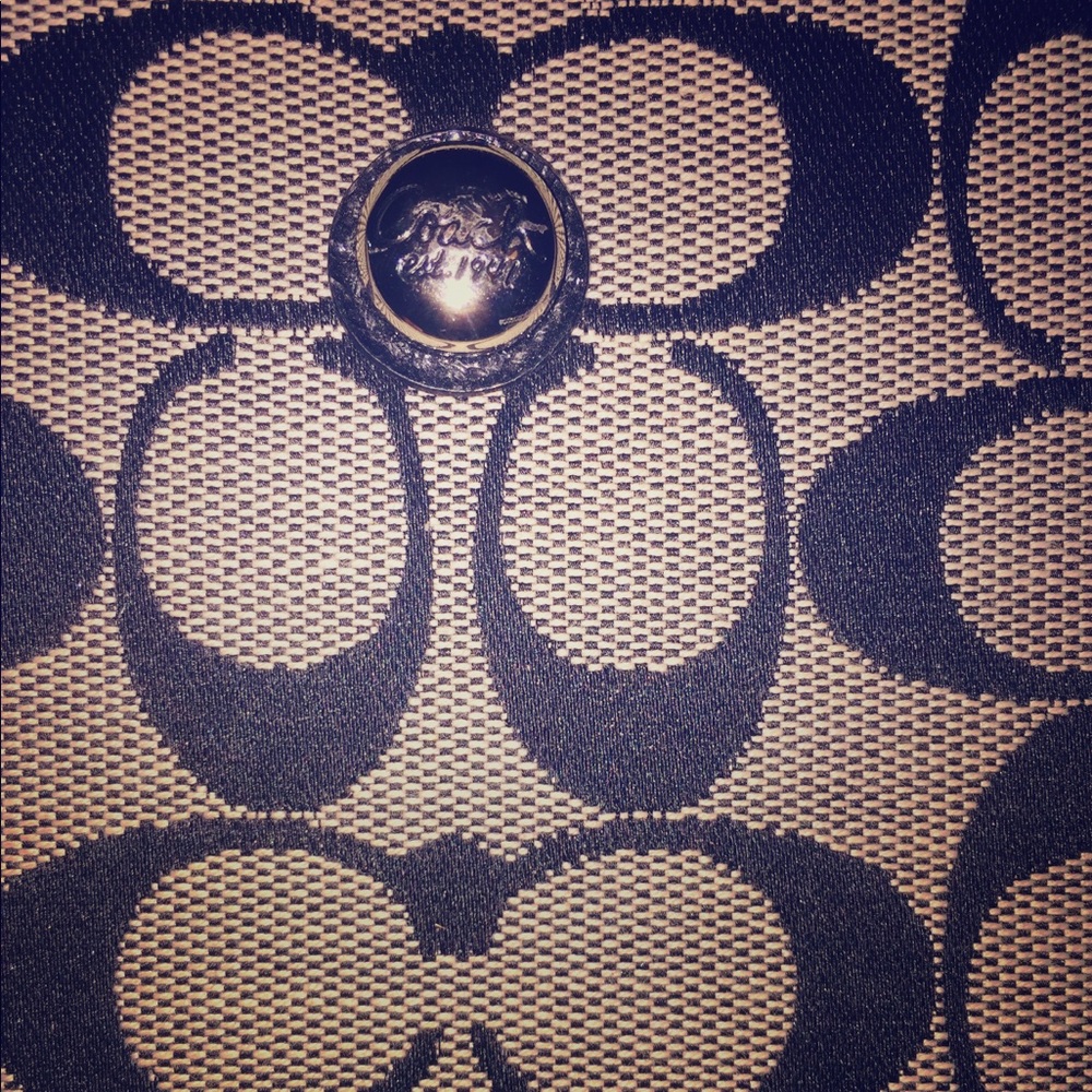 Coach mini iPad case